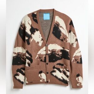 NWT - Market (fka Chinatown Market) Brown Fuzzy Talus Cardigan